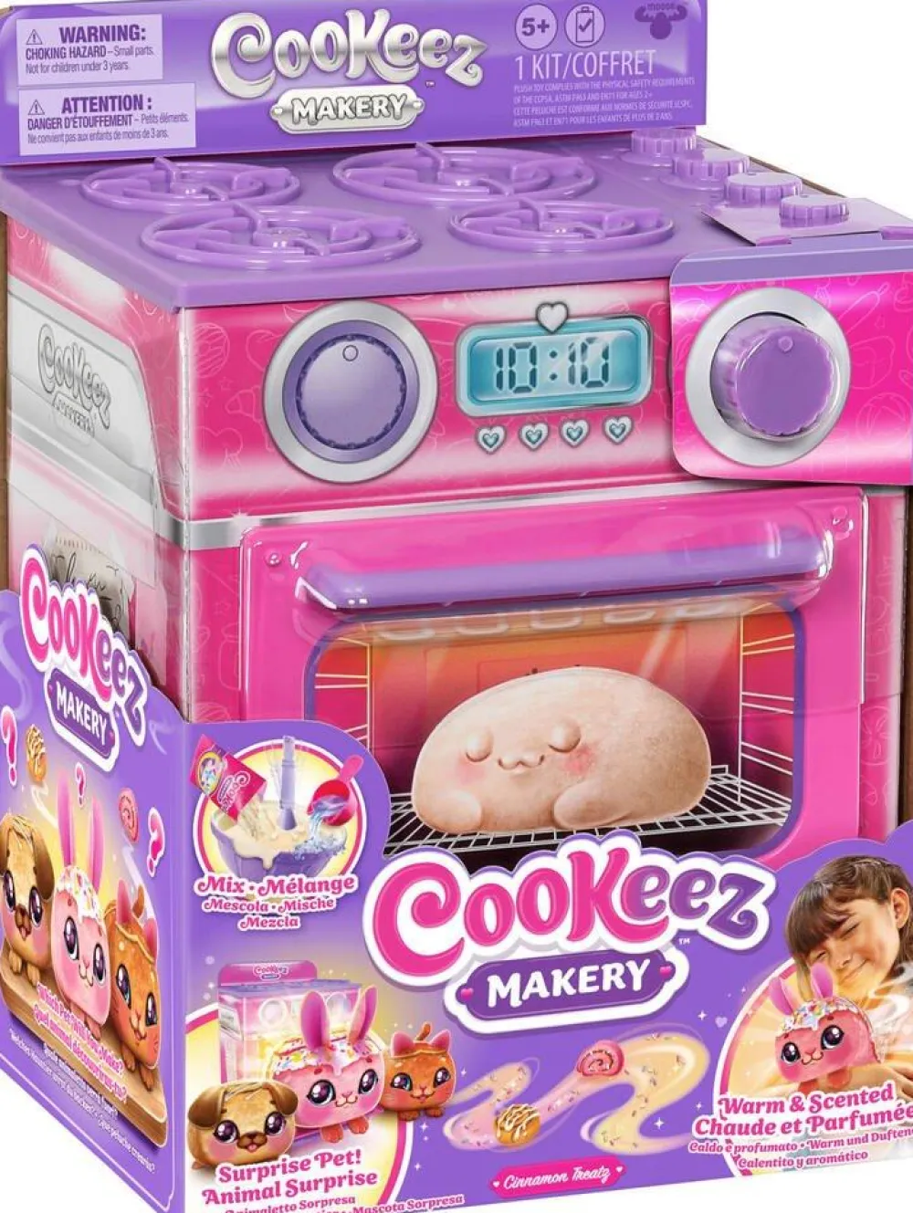 Moose La Fabrique à Pâtisserie Rose Cookeez^ Peluches Électroniques Interactives