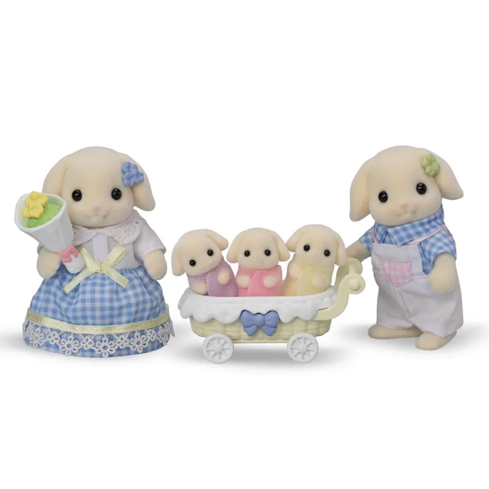 Sylvanian Families La famille Lapin Bélier 5735^ Mini-Univers