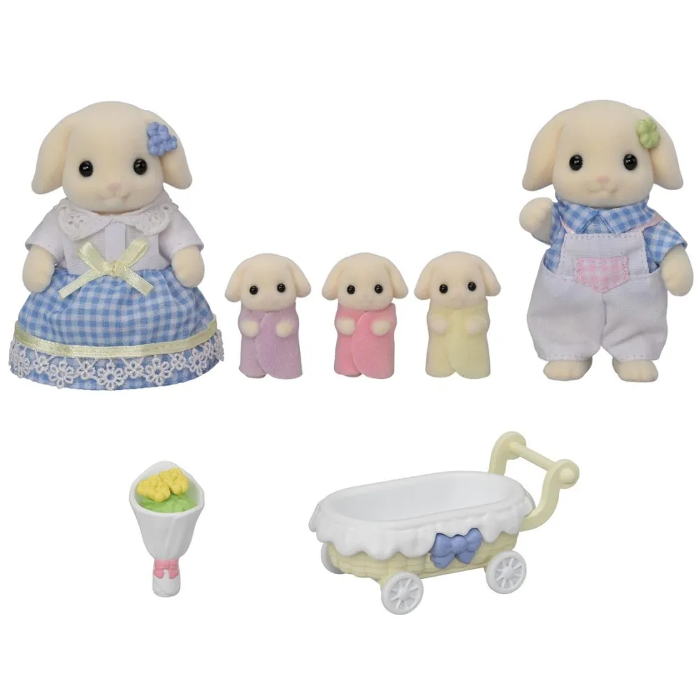 Sylvanian Families La famille Lapin Bélier 5735^ Mini-Univers