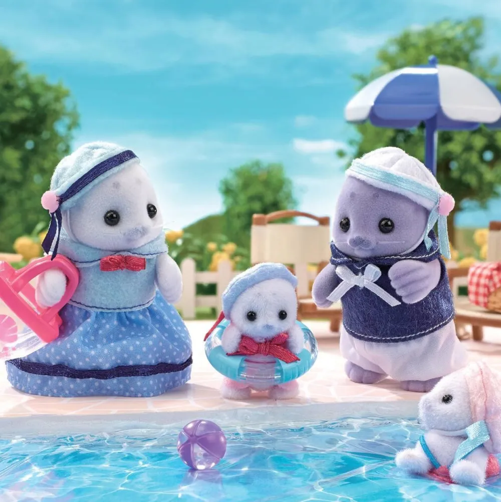 Sylvanian Families La famille phoque - 5759^ Mini-Univers