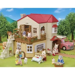 Sylvanian Families La grande maison éclairée et sa pièce secrète 5708^ Mini-Univers