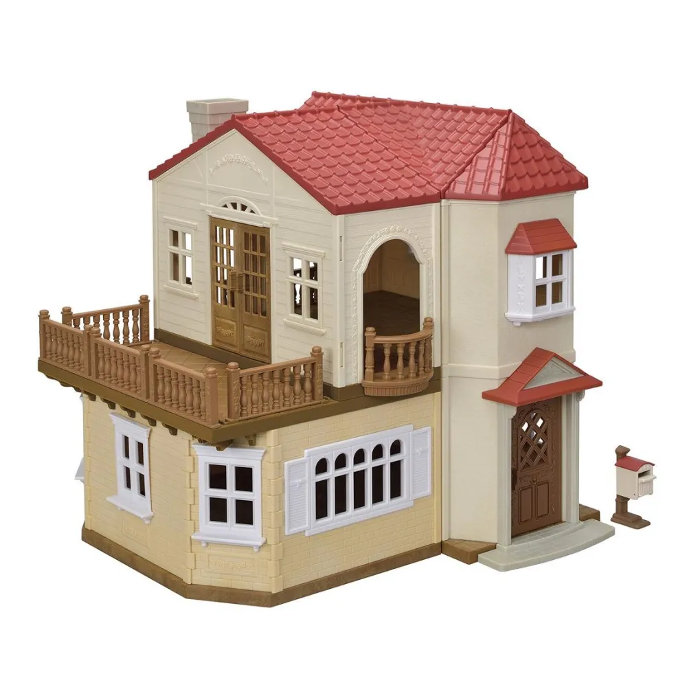 Sylvanian Families La grande maison éclairée et sa pièce secrète 5708^ Mini-Univers
