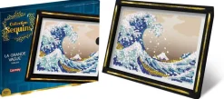 Lansay La grande vague Hokusai - Collection sequins^ Sables, Paillettes Et Mosaïques