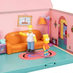 Jakks La maison des Simpsons - Diorama Salon avec figurine Homer^ Les Héros Et Personnages