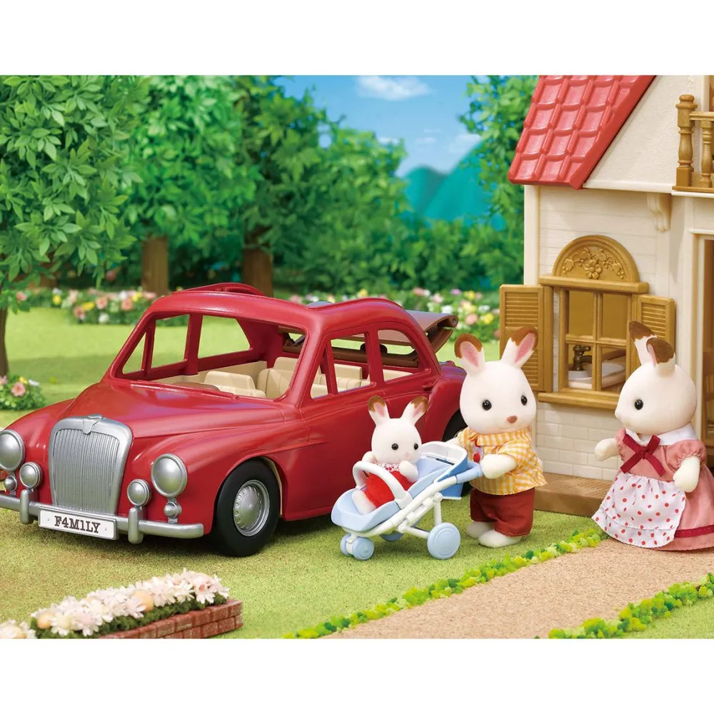 Sylvanian Families La voiture rouge - 5448^ Mini-Univers