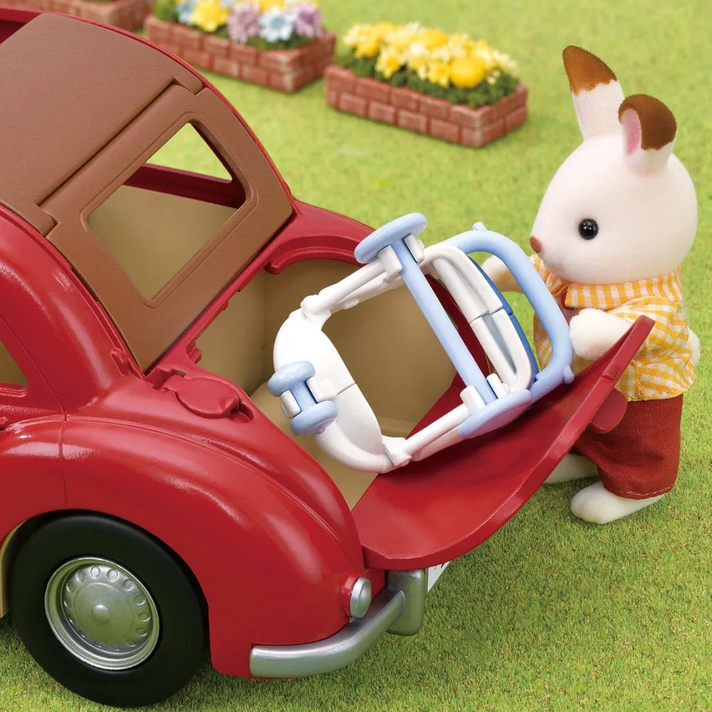 Sylvanian Families La voiture rouge - 5448^ Mini-Univers