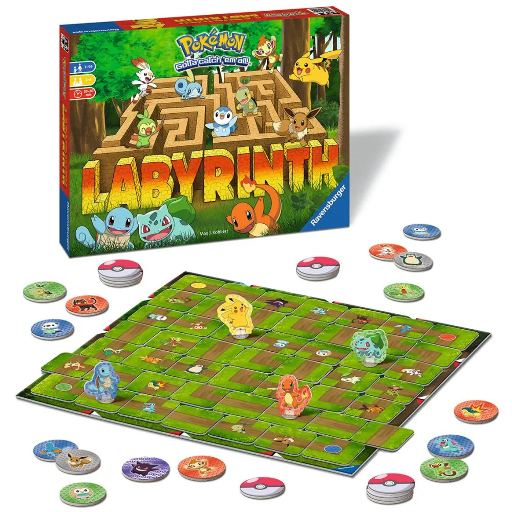 Ravensburger Labyrinthe Pokémon^ Jeux De Stratégie Et De Réflexion
