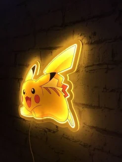 Teknofun Lampe Murale Néon Pikachu Pokémon^ Mobilier Et Décoration