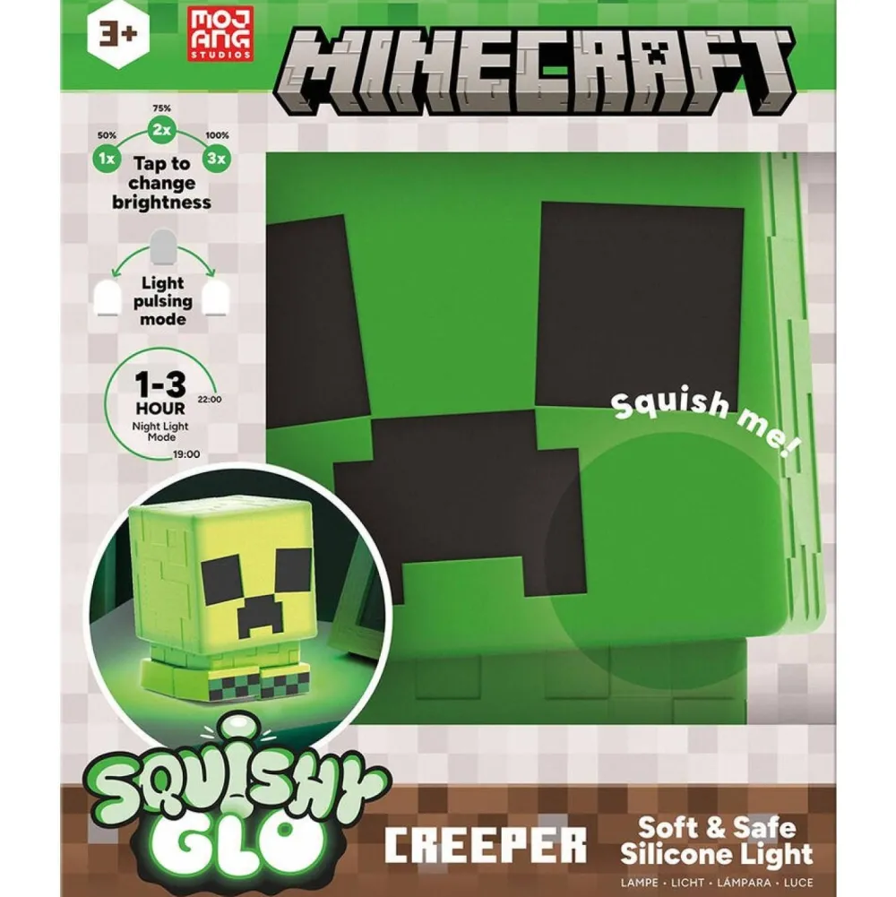 Varta Lampe rechargeable, Squishy glo - Creeper Minecraft^ Gadgets Et Produits Fun