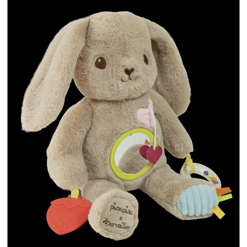 Varta Lapin Marcel avec activités 30 cm^ Hochets Et Jouets D'Activités