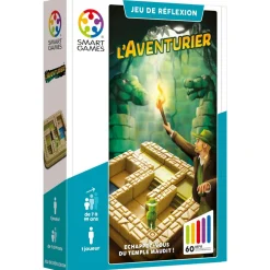 Smart Games L'Aventurier 48 défis^ Jeux De Stratégie Et De Réflexion