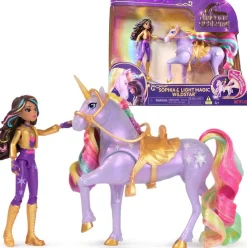 Spin Master L'école des Licornes - Sophia et Wildstar Magic Light^ Poupées Mannequins