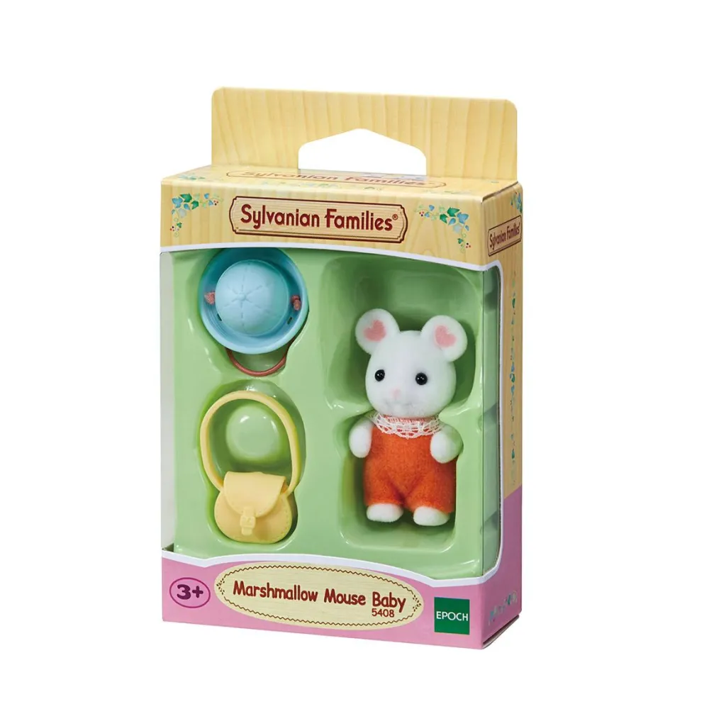 Sylvanian Families Le bébé souris Marshmallow - 5408^ Les Héros Et Personnages|Mini-Univers