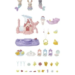 Sylvanian Families Le château des sirènes - 5701^ Mini-Univers