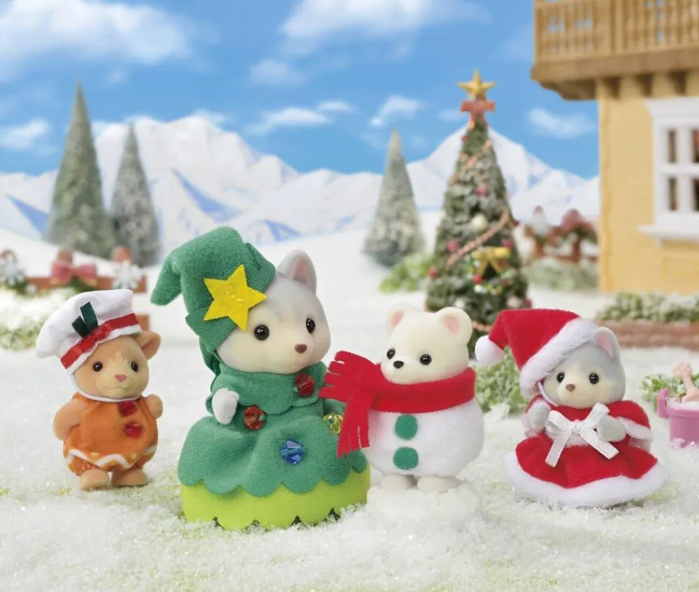 Sylvanian Families Le coffret de Noël - Sylvanian family 5710^ Mini-Univers
