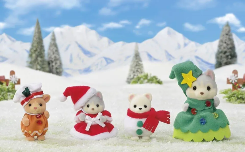 Sylvanian Families Le coffret de Noël - Sylvanian family 5710^ Mini-Univers