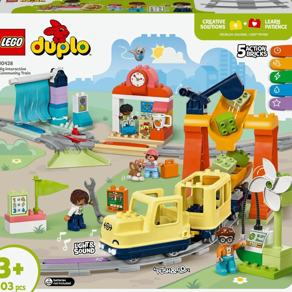 Varta Le grand train communautaire interactif LEGO DUPLO Ma ville 10428^ Ville Et Univers Urbains