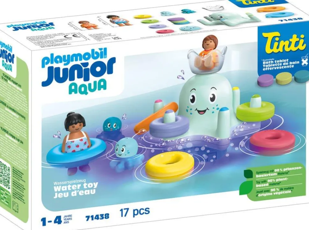 Playmobil Le manège de la pieuvre Playmovil Junior Aqua 71438^ Jouets De Bain