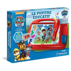 Clementoni Le pupitre éducatif Pat Patrouille^ Apprentissages Des Chiffres Et Calculs|Apprentissage Des Formes Et Couleurs