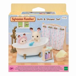 Sylvanian Families Le set baignoire et douche 5739^ Mini-Univers