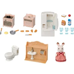 Sylvanian Families Le set d'ameublement cosy cottage et maman - 5449^ Mini-Univers