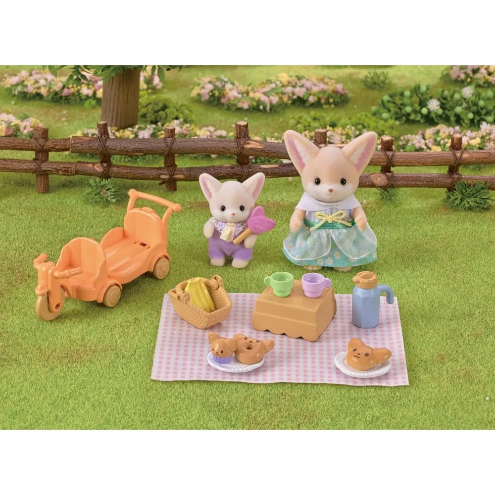 Sylvanian Families Le set de pique-nique des frères et sœurs Fennec - 5698^ Mini-Univers