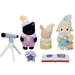 Sylvanian Families Le trio des bébés pyjama party 5750^ Mini-Univers