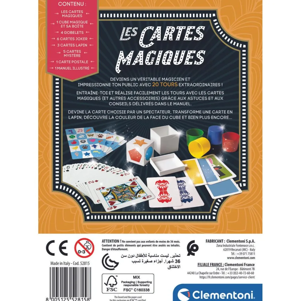 Clementoni Les cartes magiques^ Jeux De Voyage