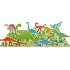 Sassi Les dinosaures - Livre + Puzzle 40 pièces^Enfant Puzzles Bébés Et Enfants