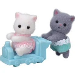 Sylvanian Families Les jumeaux Chat Persan - 5457^ Mini-Univers