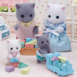 Sylvanian Families Les jumeaux Chat Persan - 5457^ Mini-Univers