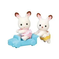 Sylvanian Families Les jumeaux lapin chocolat - 5420^ Mini-Univers|Les Héros Et Personnages