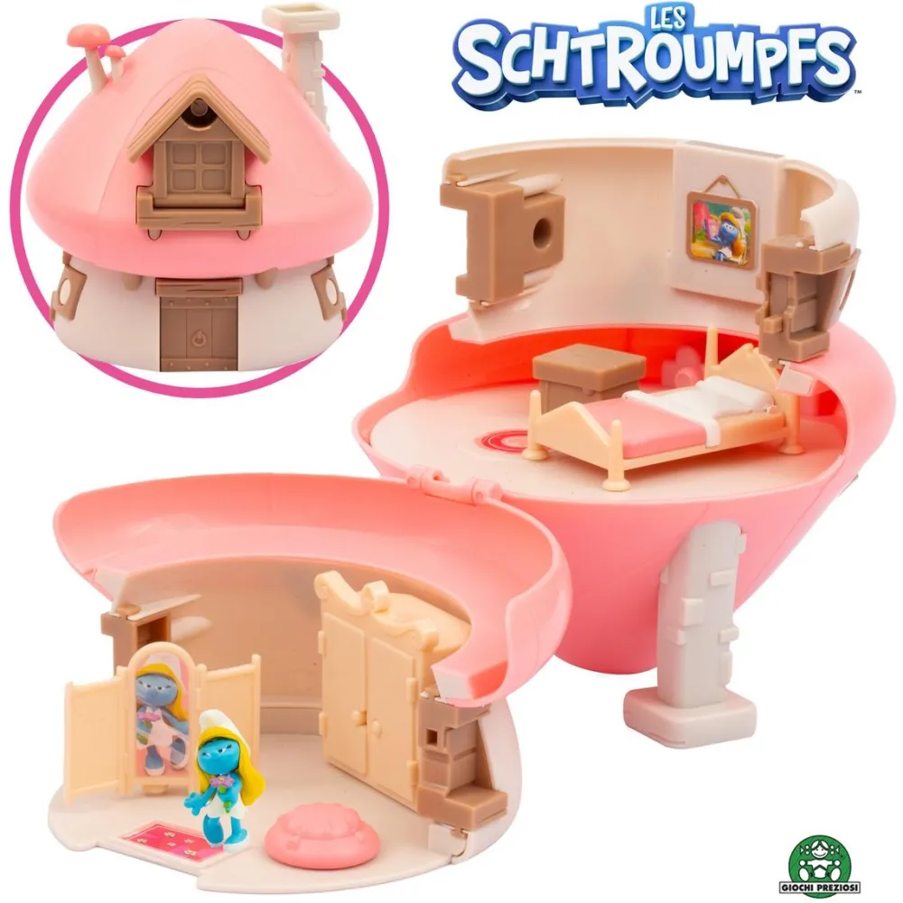 Giochi Preziosi Les Schtroumpfs - Maison Magique Schtroumpfette^ Les Héros Et Personnages