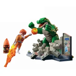 Playmobil Les super-héros contre le lézard géant Heroes 71831^ Les Monstres, Les Robots Et La Science-Fiction