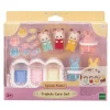 Sylvanian Families Les triplés lapin chocolat et accessoires puériculture - 5532^ Mini-Univers|Les Héros Et Personnages