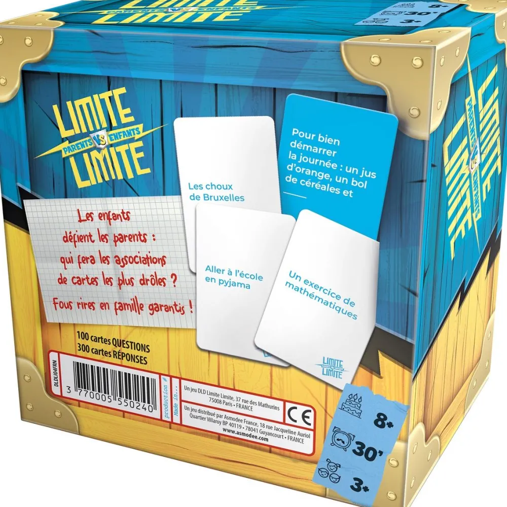 Cartamundi Limite Limite Kids Parents VS Enfants^ Jeux D'Ambiance