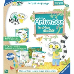 Ravensburger Lis et joue avec Maki - Les animaux du monde^ Apprentissage Des Animaux Et De La Nature