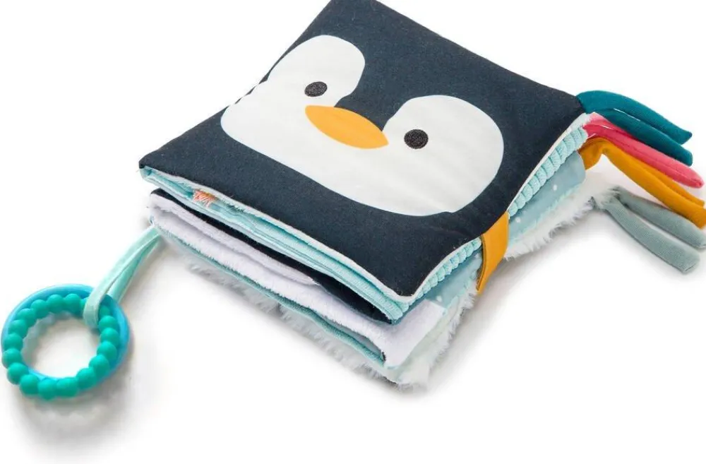 Little Big Friends Livre d'éveil En Tissu , 2 En 1 Océan^ Livres D'Éveil