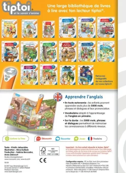 Ravensburger Livre interactif Tip Toi - mon premier livre vocabulaire anglais^ Stylos Interactifs