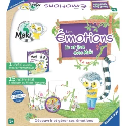 Ravensburger Livre Lis et joue avec Maki - Les émotions^ Autres Apprentissages