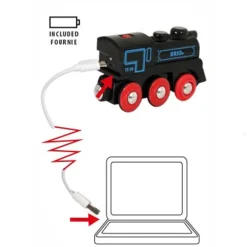 Varta Locomotive rechargeable avec mini câble USB^ Jeux De Trains, Circuits Et Accessoires