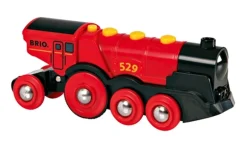 Varta Locomotive rouge à pile^ Jeux De Trains, Circuits Et Accessoires
