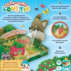 Iello Loki Cache Cache Loustic^ Jeux D'Apprentissage