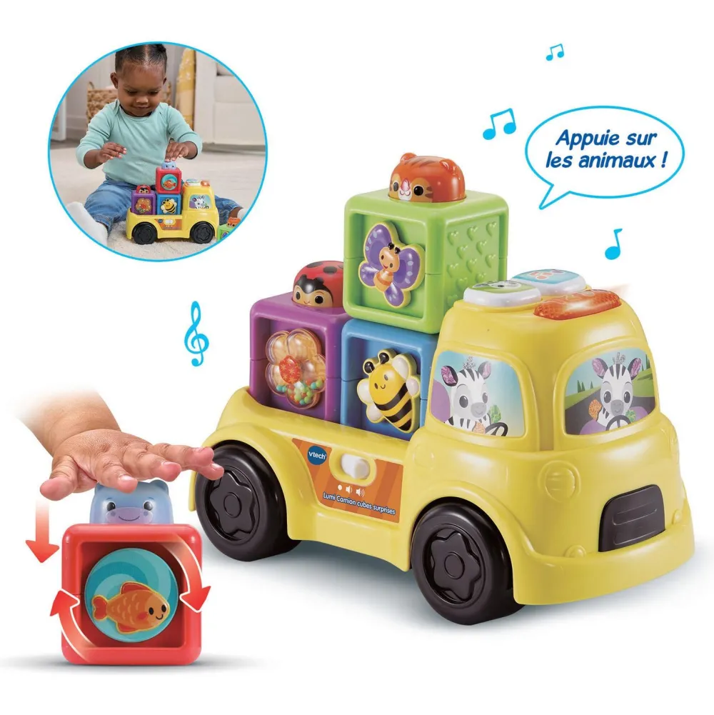VTech Lumi camion cubes surprises - Baby^ Jouets D'Éveil Électroniques