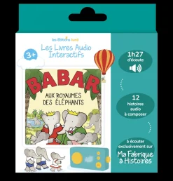 LUNII - Coffret album Babar au royaume Livre audio interactif^ Ordinateurs Et Tablettes Éducatives