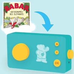 LUNII - Coffret album Babar au royaume Livre audio interactif^ Ordinateurs Et Tablettes Éducatives