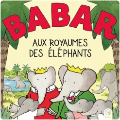 LUNII - Coffret album Babar au royaume Livre audio interactif^ Ordinateurs Et Tablettes Éducatives