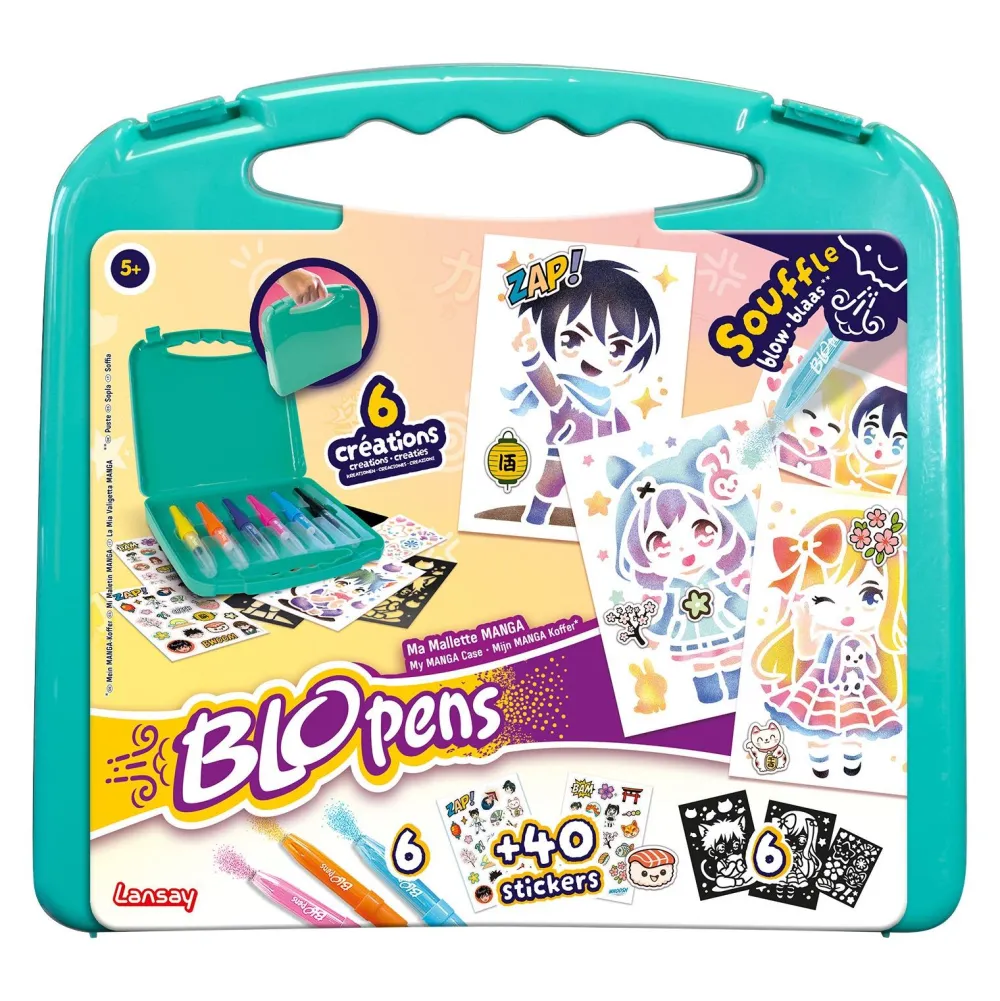 Lansay Ma malette Blopens manga^ Dessin