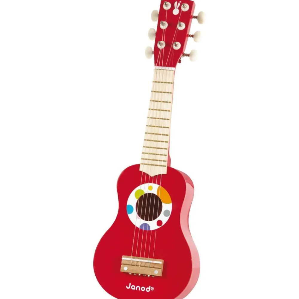 Janod Ma première guitare Confetti^ Pianos, Guitares Et Instruments À Cordes