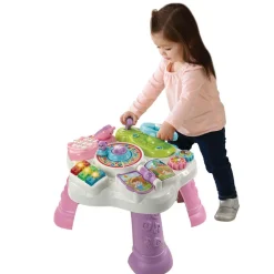 Varta Ma table d'activités bilingue rose^ Apprentissages Des Chiffres Et Calculs|Apprentissage Des Lettres Et Écritures